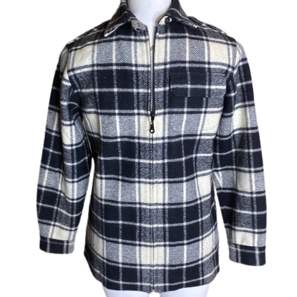 Pendleton Originals Black & White Check Jacket Size Medium - Picture 1 of 10